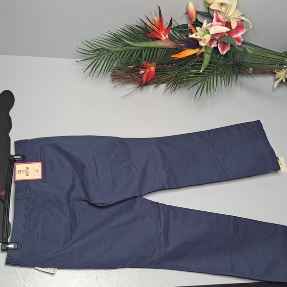Old Navy Boot Cut Navy Blue Pants #New Inseam:32" Rise:10" 5 Pockets - Picture 7 of 7